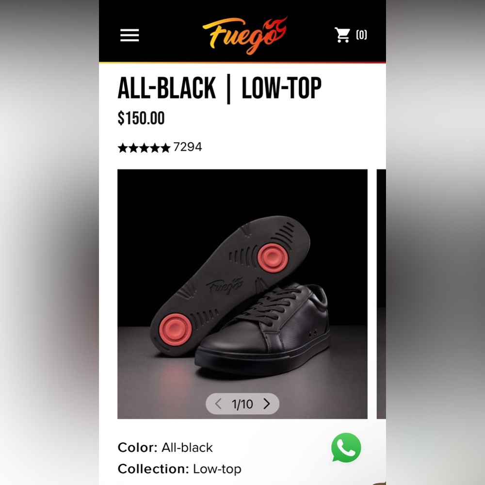 Fuego dance shoes. 4M / 5W / 4Y. All black low top